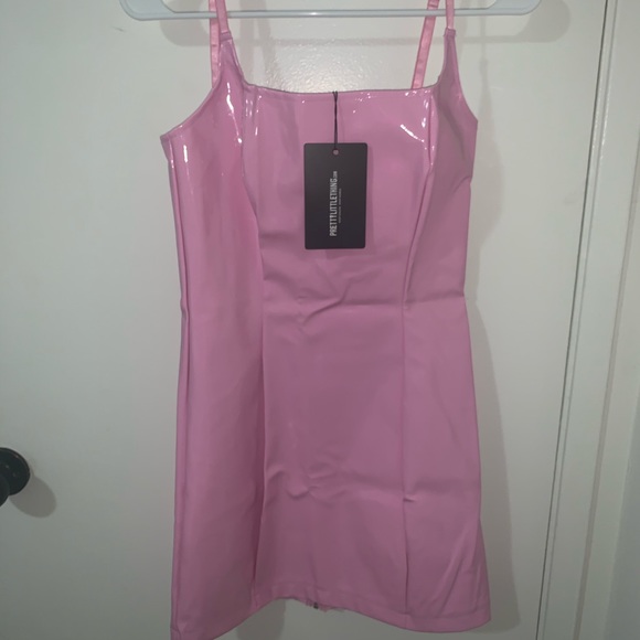Baby pink PU dress - Picture 5 of 5